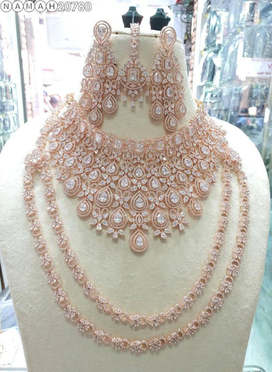 Heera Jhalak (Diamond Glimpse) Super Necklace Set