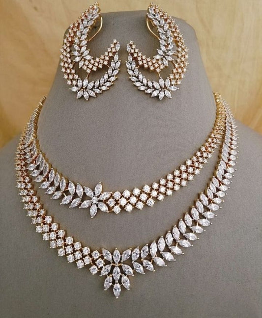 AD Noor (Diamond Glow) Necklace Set